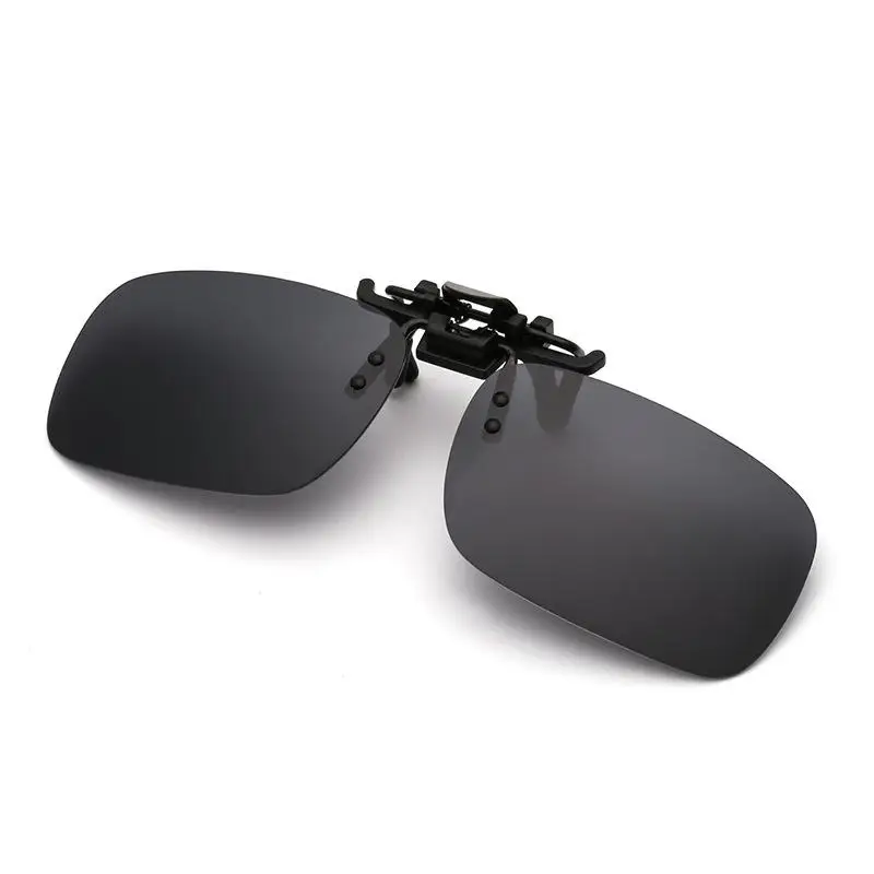 Поляризованные Очки День ночного видения вождения солнцезащитные очки клип-на флип-Объектив езда Велоспорт солнцезащитные очки линзы солнцезащитные очки