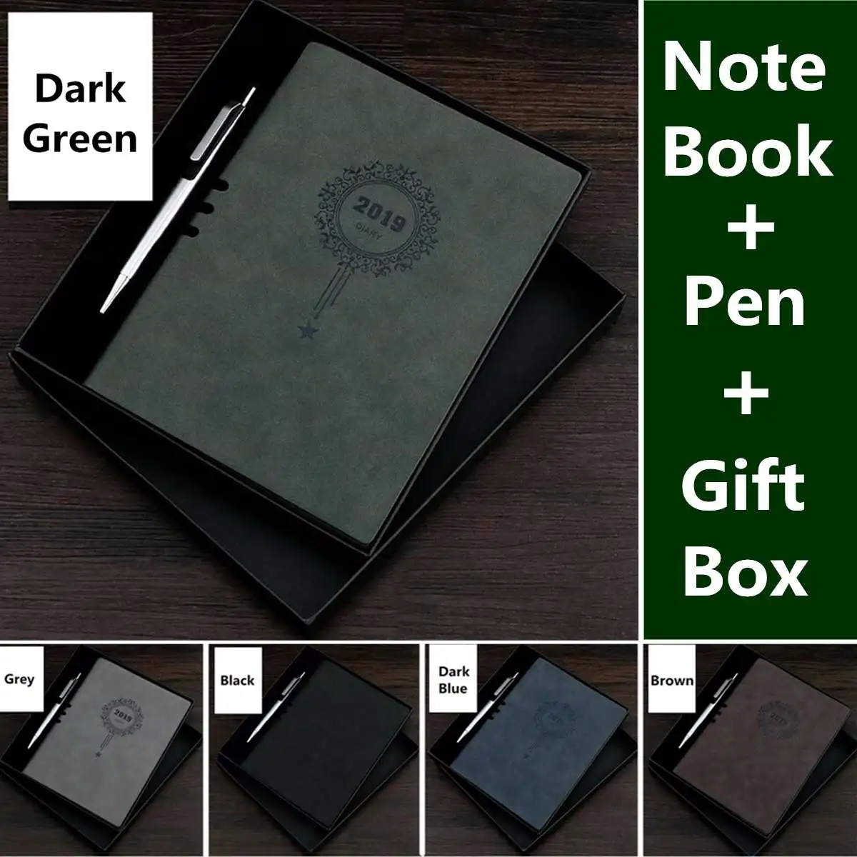 

Daily Weekly Monthly 2019 Planner A5 Notebook Time Memo Planning Organizer Agenda School Office schedule Stationary Pen Gift