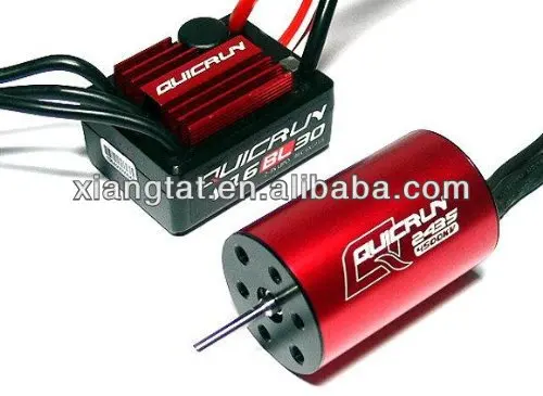 

QuicRun-WP-16BL30 Sensorless Brushless Speed Controllers ESC+ motor kv4500 +PROGRAM CARD for 1/16 1/18 Hobbywing QuicRun