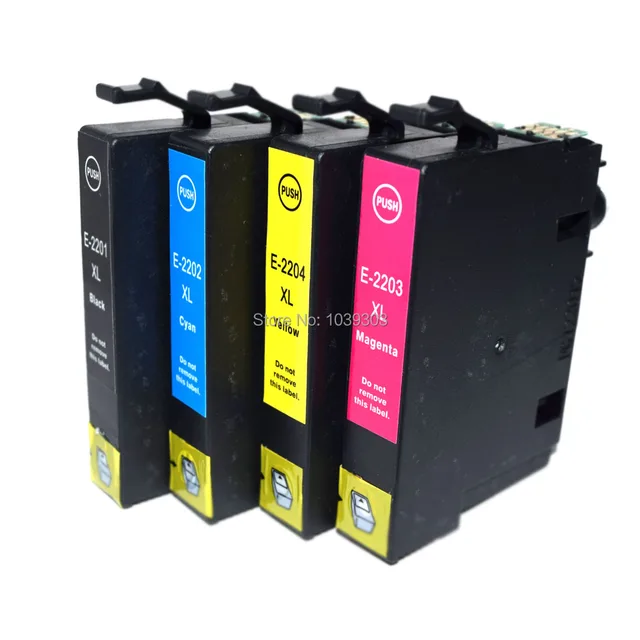 4pk Compatible T220xl T220 ink cartridge for Epson WorkForce WF 2630 WF