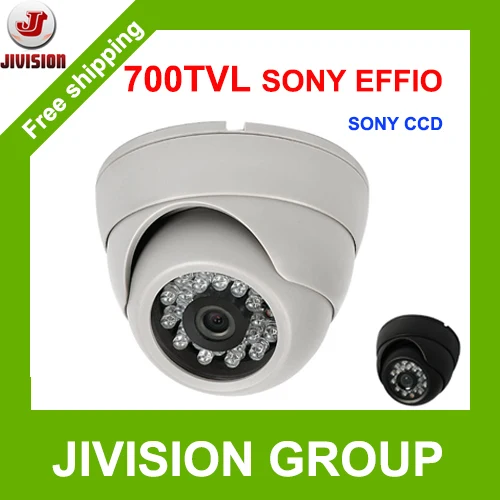 Оригинальный верно Sony Effio 700TVL CCD Камера Купол Инфракрасная Пластиковые Крытый ИК