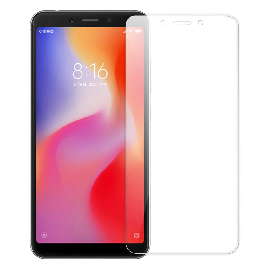 Закаленное стекло 9H для Xiaomi Redmi 6A 2.5D Защитное 6 A закаленная защитная пленка 5 45