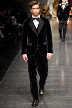Latest Coat Pant Designs Black Velvet Men Suit Slim Fit 3 Piece Suits Groom Tuxedo Custom Made Prom Party Blazer Terno Masculino