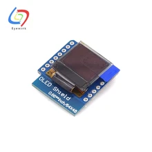 EYEWINK 0,6" дюймовый Wemos O светодиодный 64X48 IIC I2C ЖК-дисплей светодиодный дисплей щит для Arduino совместимый WeMos D1 Mini