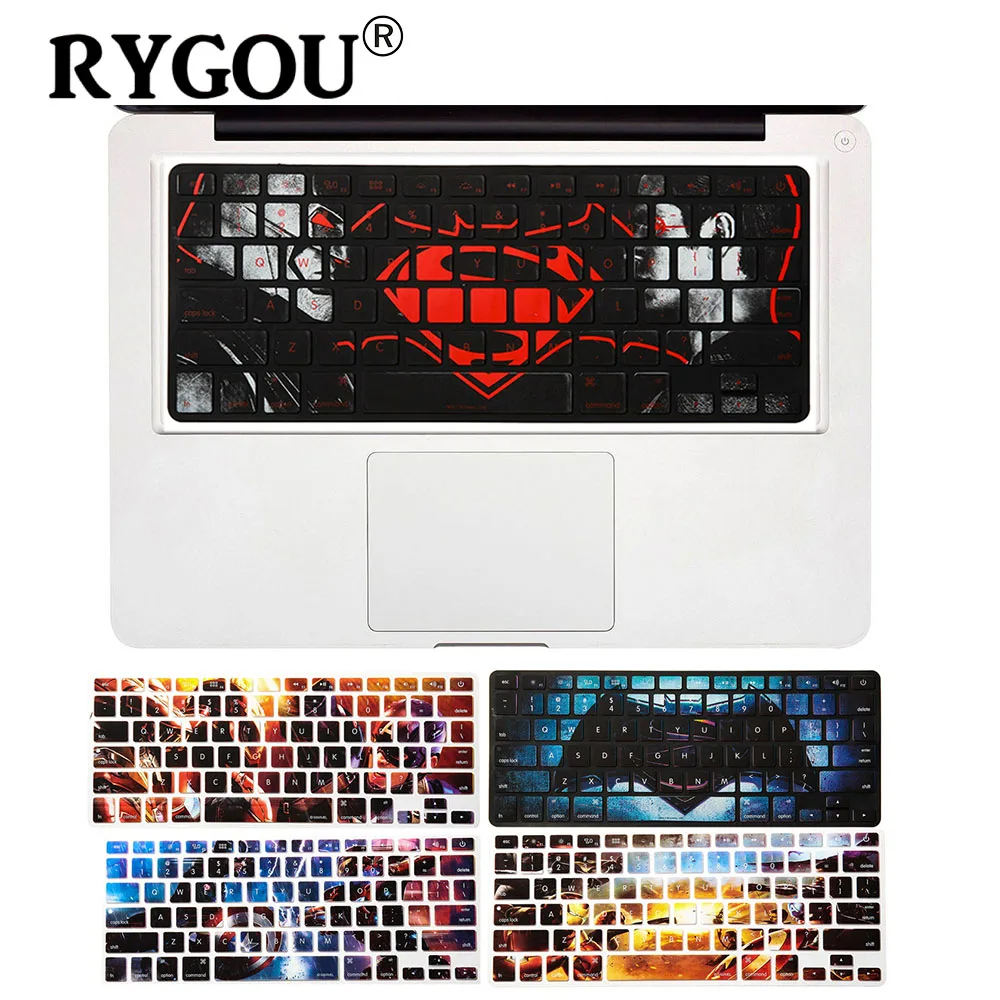 

Super Hero Series Keyboard Protector for Macbook Air 13 inch Keyboard Cover for Macbook Pro 13 15 17 inch & iMac Keyboard Cover
