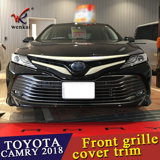 Wenkai Abs Chrome Auto Front Grille Cover Trim For Toyota Camry 2017 Wenkai Abs Chrome Auto Front Grille Cover Trim For Toyota Camry 2017 2018 Car Accessories Styling