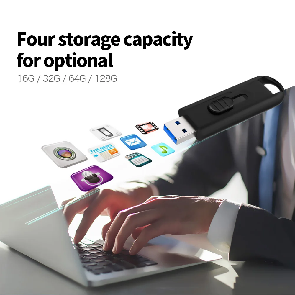 Высокоскоростной мини флеш накопитель Netac U309 16 ГБ 32 64 128 USB накопители|flash 64g|flash