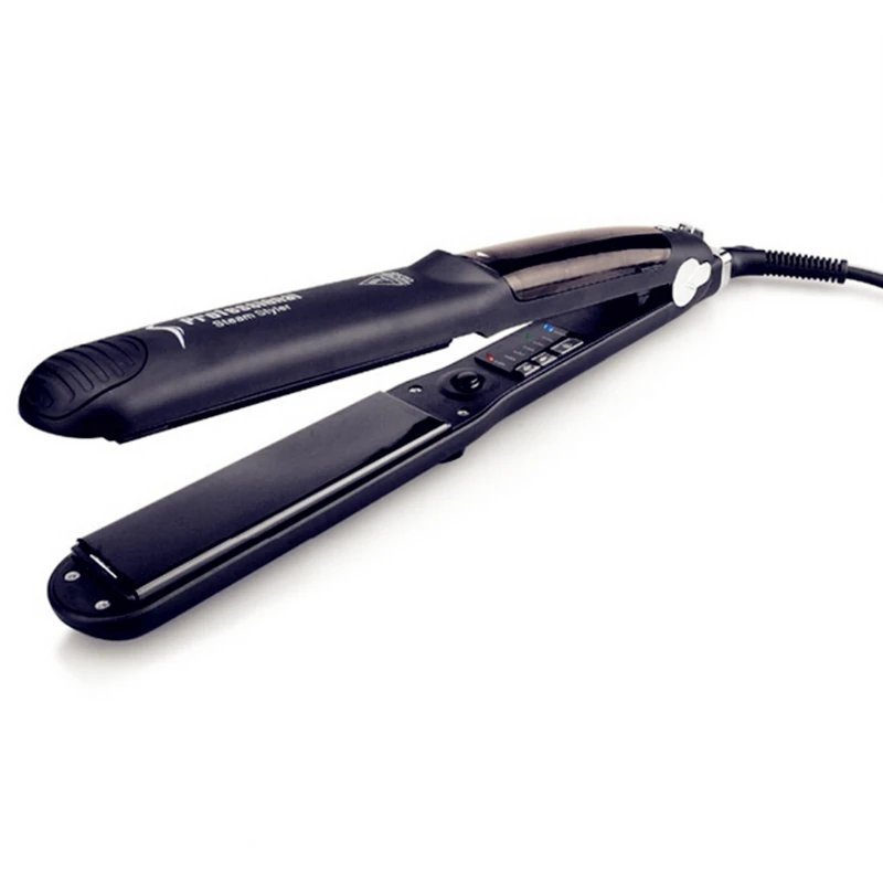 Утюжок для выпрямления волос с паром керамический|steam hair straightener|hair straightenerstraightening