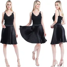 Мода Для женщин одежда свободные Высокая Талия однотонные летние тонкий BOHO плиссированные повседневные хлопковые пляжные Мини-юбки