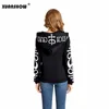 XUANSHOW 2022 Women Hoodies Sweatshirts Gothic Punk Moon Letters Print Clothes Autumn Winter Long Sleeve Jacket Zipper Lady Coat ► Photo 2/6