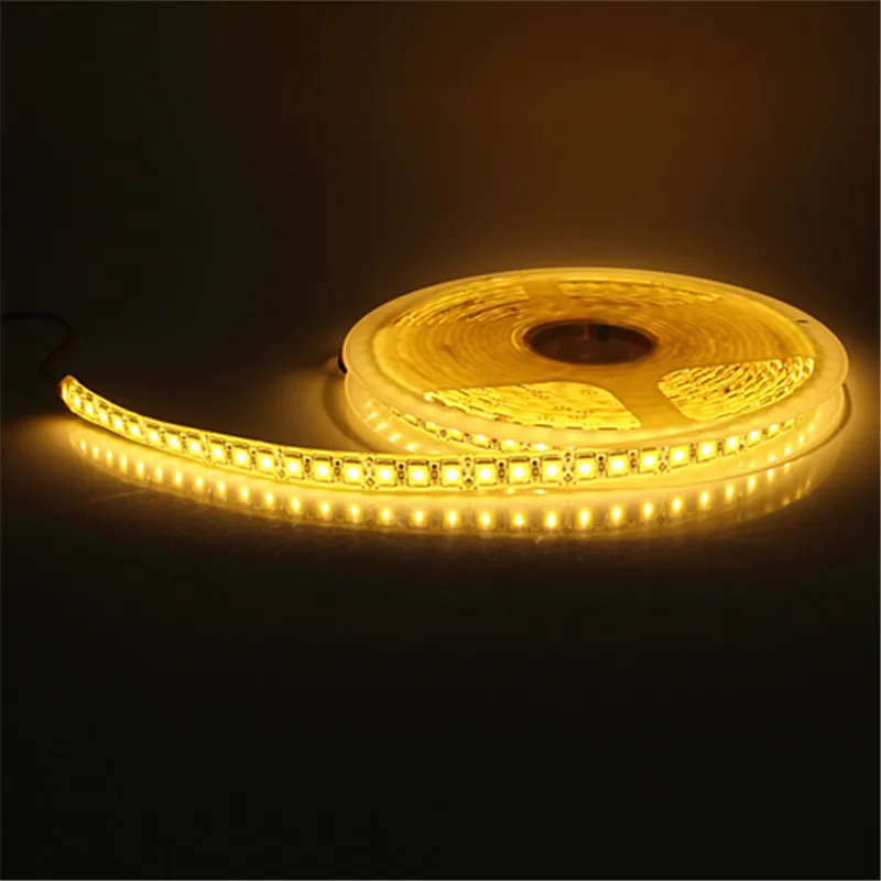 12 В постоянного тока Светодиодная лента 5054 SMD гибкая светодиодная лампа холодный