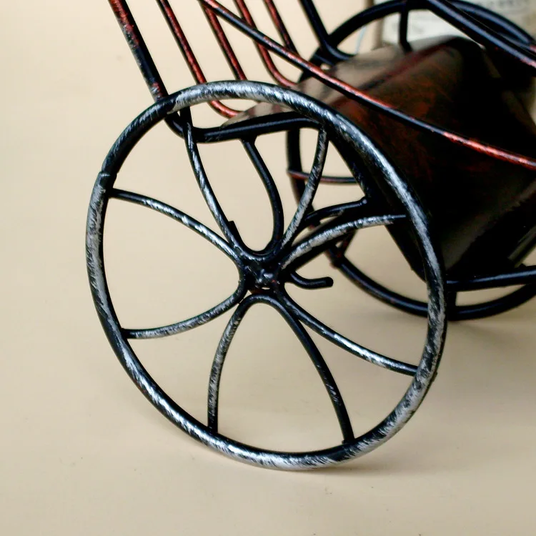 1 шт. новый список креативные железные металлические винные стойки rickshaws