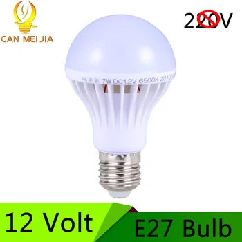 

Led Bulb E27 12V LED Lamp 5W 9W 15W High Power 12 Volt Lampada Home Solar Motor Bulb DC12V for Outdoor Lighting Cold White