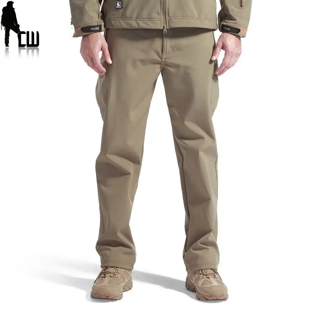 thermal khaki pants