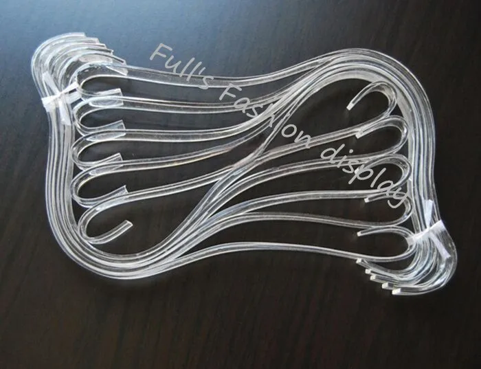 Best-selling Clear Acrylic Shoe Display Rack Stand Shoe Holder Support For Women's Store 20pcs