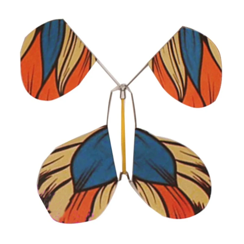 4 шт. Волшебная бабочка Летающая бабочка с карточкой игрушка с пустыми руками Солнечная бабочка свадебный реквизит Волшебные трюки