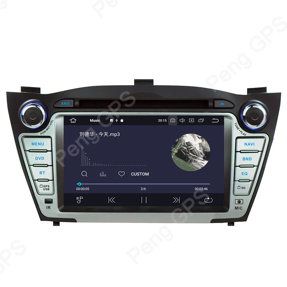 Sale 2 Din Car Radio Android 9.0 System for Hyundai Ix35 2009-2015 CD DVD Player GPS Navigation Supports Amplifier 7" IPS Screen Unit 5