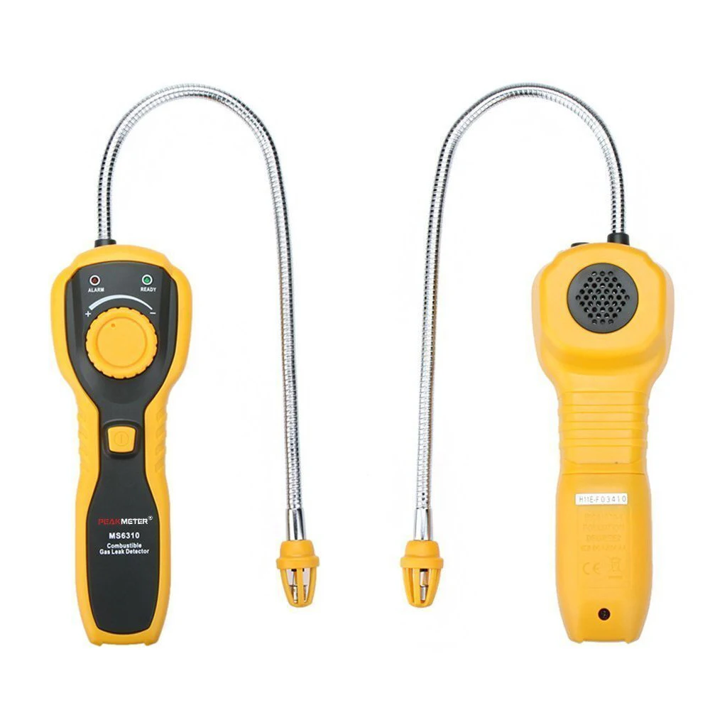 

PEAKMETER MS6310 High Accuracy Combustible Gas Leak Detector With Sound Light Alarm Gas Analyzer Meter Analizador De Gases
