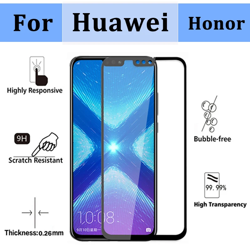 Защитная пленка для экрана с полным покрытием huawei honor 8x max 8c 8 c x c8 x8 8xmax huaway honer sheet