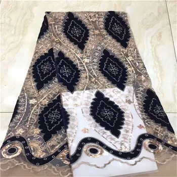 

2019 Latest African Lace Fabric 2019 High Quality Velvet Lace Cheap Lace Fabrics With Free Shipping Lace Trimmings For Sewing