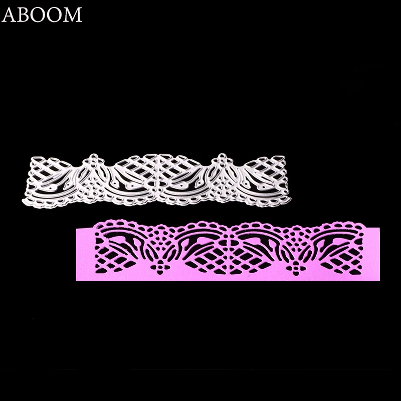 Кружевные металлические штампы ABOOM 1 шт. украшения для альбома скрапбукинга