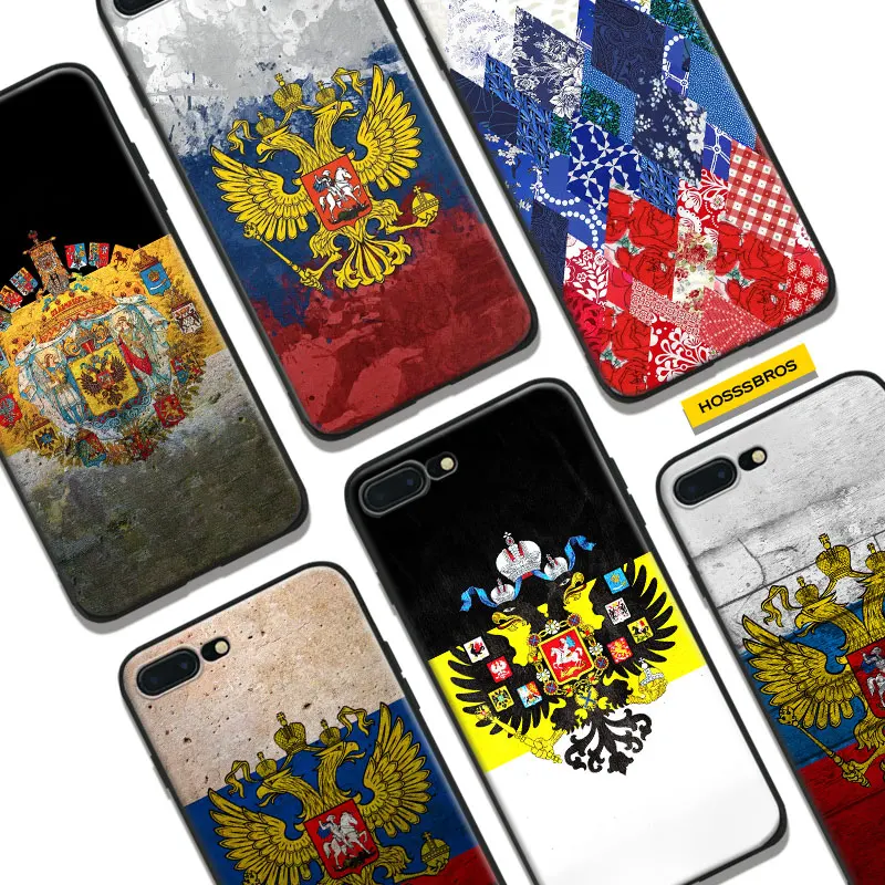 

Russian Federation Flag For Apple iPhone 5 5s Se 6 6s 7 8 Plus X XR XS MAX Soft Silicone Phone Case Cover Shell