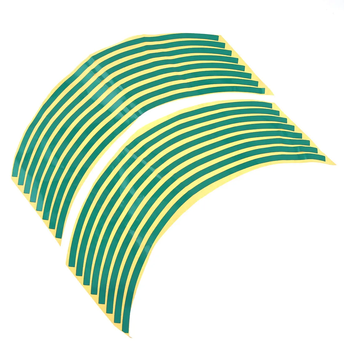 

UXCELL 16 Pieces Adhesive Car Motorcycle Wheel Stickers Decals Ornament Green 13" Long