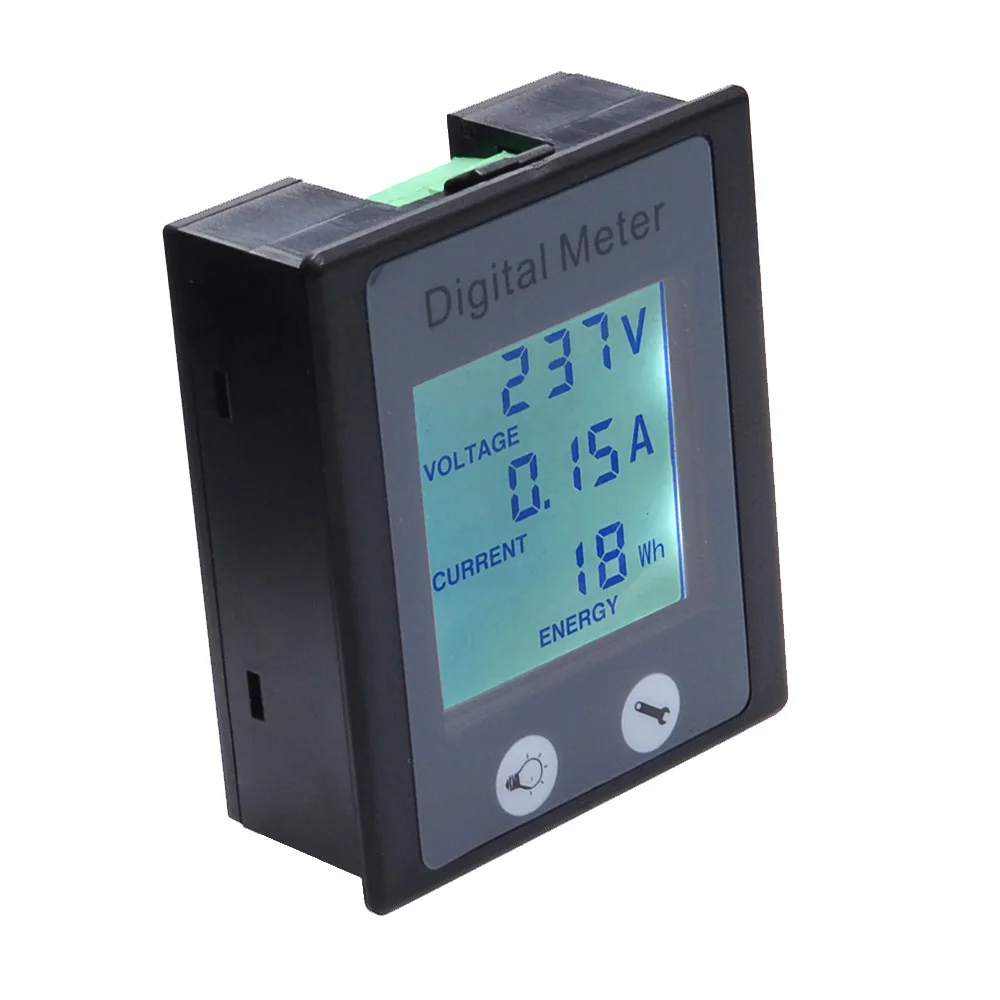AC 80 260 в цифровой Многофункциональный ЖК измеритель мощности