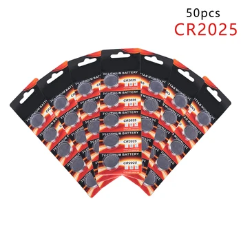 

Centechia Hot Sale 50pcs Original 10Pcs/Lot CR2025 ECR2025 DL2025 BR2025 2025 KCR2025 L12 Button cell coin battery for watch