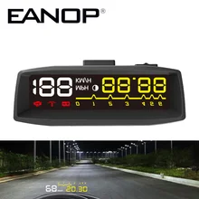 EANOP EN-SMART Car HUD Head up Display OBD II EOBD Auto Digital Car Speedometer For Audi a6 c6 Toyota Ford