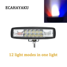 Cheap ECAHAYAKU 48W Super Bright 6 inch Signal Flashing Led Warning Light LED work light Strobe Flash lamp for jeep offroad car ATV Cheap ECAHAYAKU 48W Super Bright 6 inch Signal Flashing Led Warning Light LED work light Strobe Flash lamp for jeep offroad car ATV