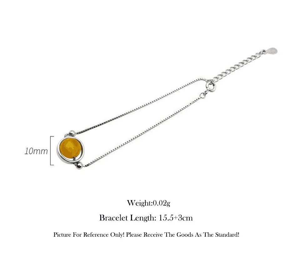1Yoga Energy Bangle For Gift Natural Stone Charm Bracelet