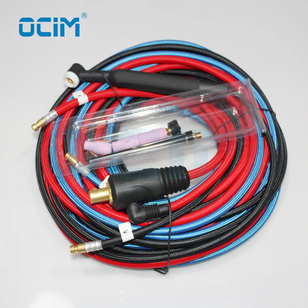

WP20F 25FT Red super soft Hose Braided Cable 35-50 Connector