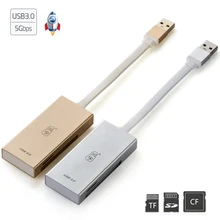Высокоскоростной USB 3,0 SD картридер 2 микро-sd TF устройство считывания SF карт 5 Гбит/с для TF карты SD карты MicroSD SDXC CF карта адаптер флэш-накопитель адаптер