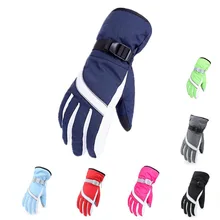 Зимние лыжные перчатки спортивные сноубордические лыжные перчатки Зимние езды толстые мотоциклетные велосипедные перчатки анти-30 градусов теплые спортивные перчатки для взрослых