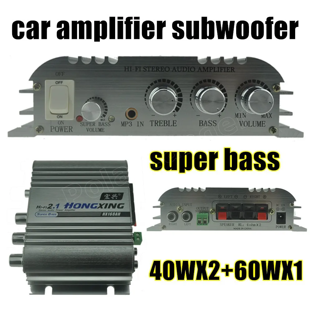 

hot sale 12V subwoofer amplifier 2.1 Channel audio Amplifier Radio MP3 Stereo for Car Motorcycle Home Player super bass Hi-Fi