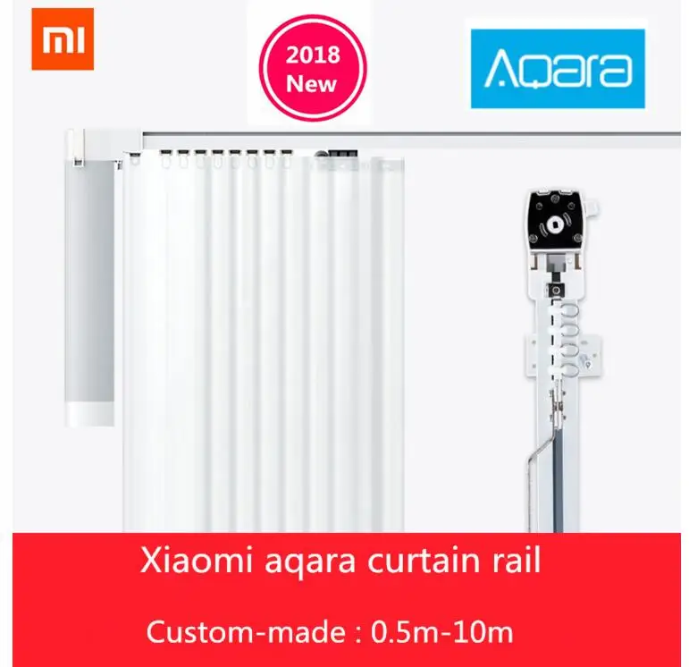 

Xiaomi Mijia Aqara curtain Rails or Motor, Zigbee wifi version,work with mi home app for xiaomi smart home silent curtain track