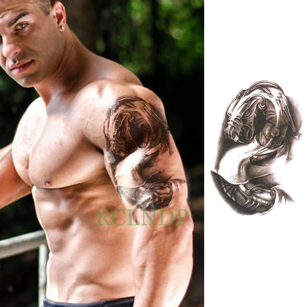 Водонепроницаемый временная татуировка наклейка Скорпион поддельные тату флэш-тату стикер s Рука ноги назад для девушек женщин мужчин