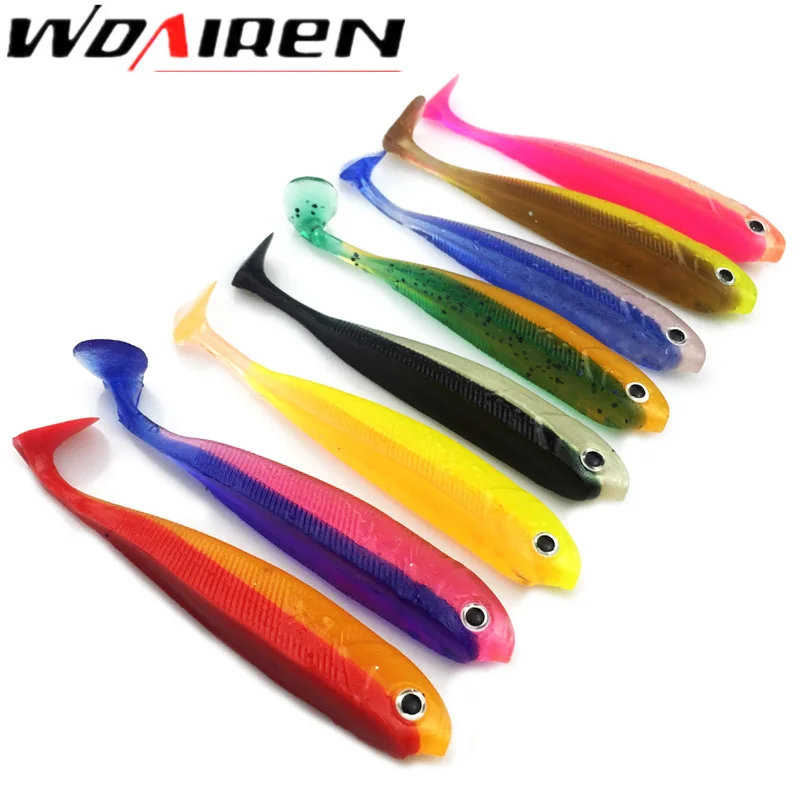 

WDAIREN 3pcs/bag Pesca Tiddler Soft Baits 10cm 7.6g Lures for Fishing Simulation Soft Fish Fishing Lure Leurre Dur Peche WD-400