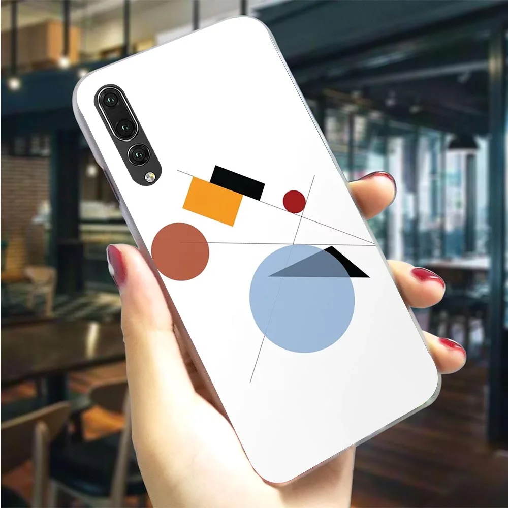 

Hard Case for Huawei p20 Wassily Kandinsky Cover for Mate 10 Cover 10 Pro P8 P10 P9 Lite Mini P Smart Back Cover Pattern