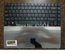 Ssea Новая бесплатная доставка ноутбука США клавиатура для Acer Aspire 4740 4740 г 4741 4741 г 4741z 4743 4743 г