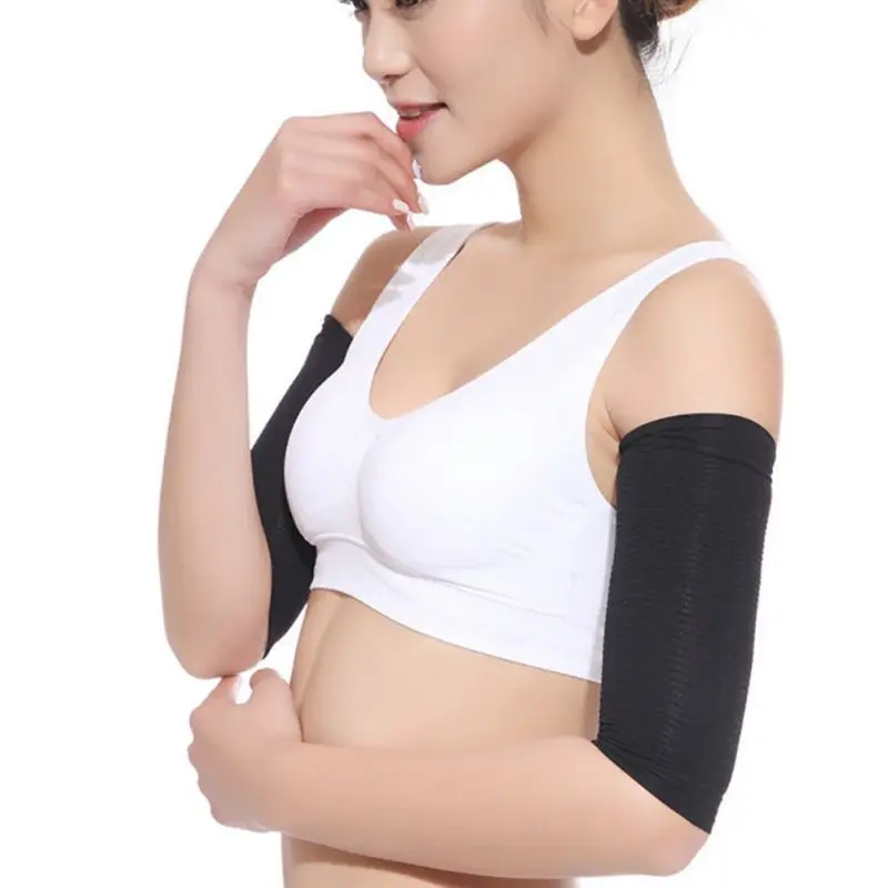 2pcs Unisex Women Men Compression Slim Arm Sleeve Varicosity Anti Swelling Support Wave Socks