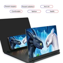 12 дюймов 3d увеличитель для экрана телефона Hd стереоскопические усиления видео Экран усилитель Настольный складной чехол-подставка для глаз держатель