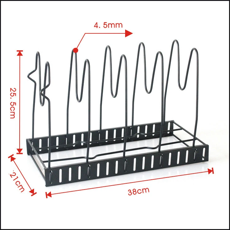 Регулируемая стойка для посуды, кастрюли, кастрюли, посуда для выпечки, крышка, тарелка-органайзер, кастрюля, держатели для крышек, сковорода, стойка для кухни, органайзер, счетчик и шкаф