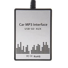 USB SD AUX Автомобильный MP3 музыкальный радио цифровой CD Changer адаптер для Renault 8pin Clio