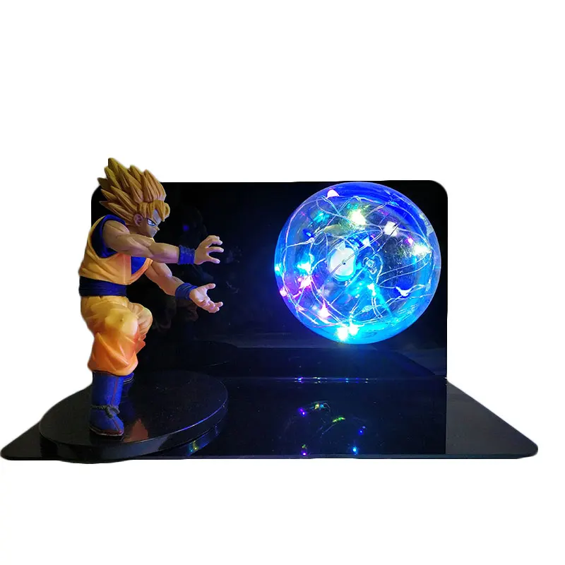 Dragon Ball и super Goku Vegeta Gogeta figulas светодиодный светильник Dragon Ball Лампа Ultra Instinct Goku декоративный ночной Светильник для спальни подарки - Цвет: goku1