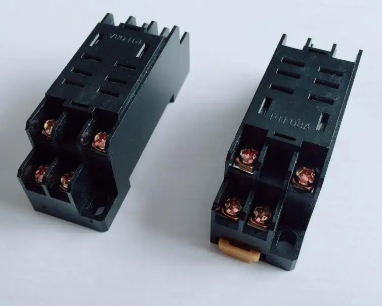 5PCS PTF08A intermediate relay base LY2NJ HH62P JQX 13F 8PIN 10A socket ...