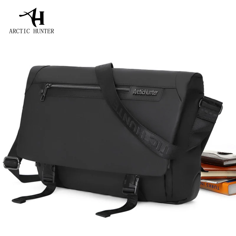 

ARCTIC HUNTER New Men's Diagonal Bag 14" Laptop Shoulder Bag Men's Business Briefcase Women Messenger Crossbody Sling Bags
