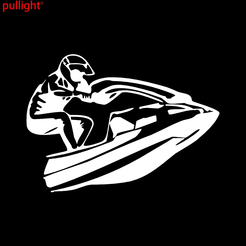 Водный лыж морская волна дорожка лодка автомобильная Наклейка на окно|vinyl decals