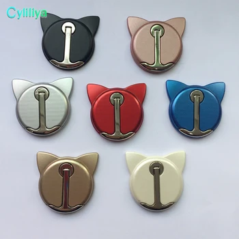 

2018 Finger Ring Mobile Phone Ring Holder Bracket Metal Lazy Ring Buckle Mobile Phone Bracket 360 Degree Stand Holder For all Sm